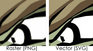 Raster VS Vector image Raster VS Vector image